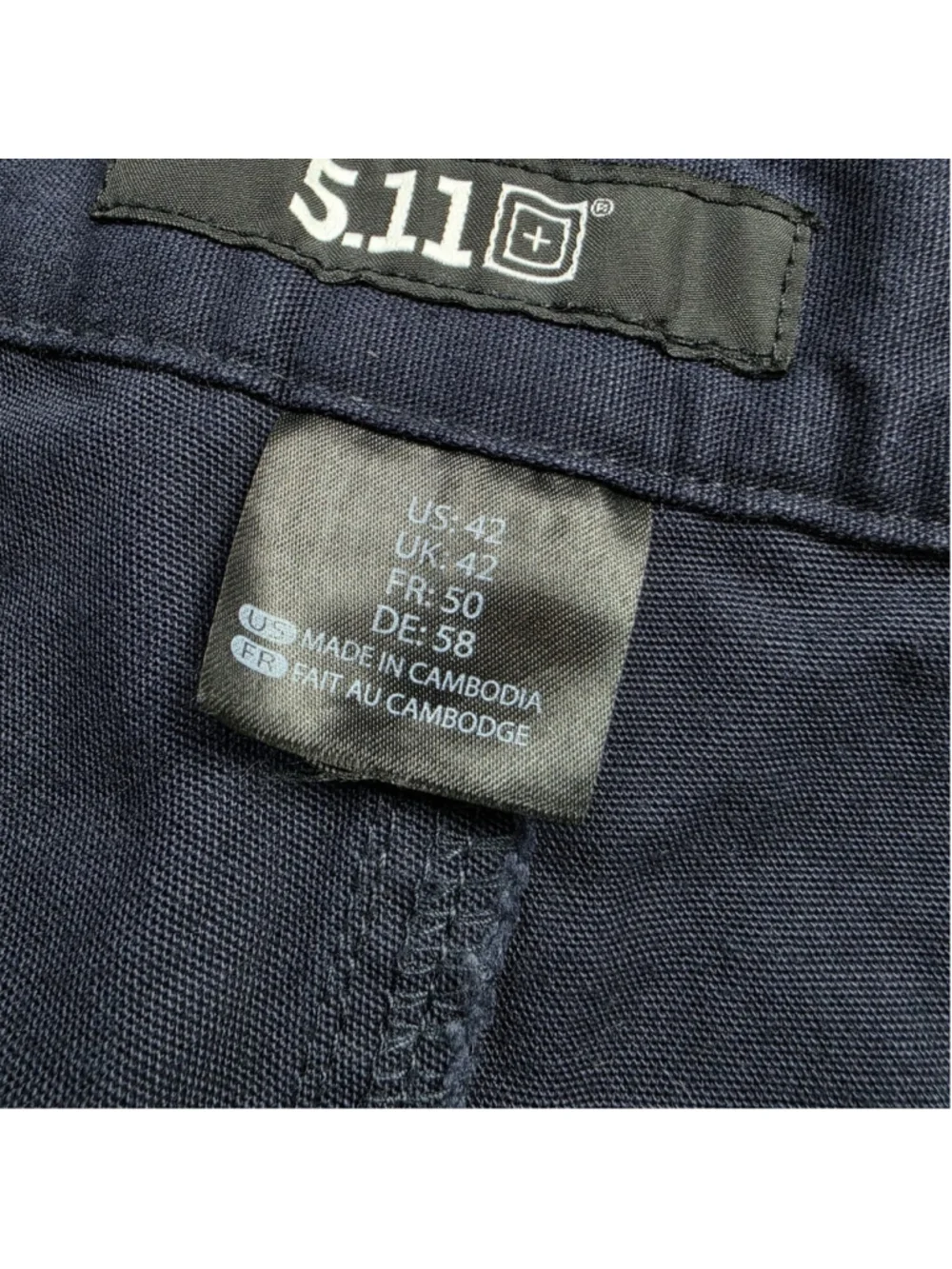 5.11 Tactical Mens 42 Navy Blue Cargo Shorts Military Utility Work Outdoor